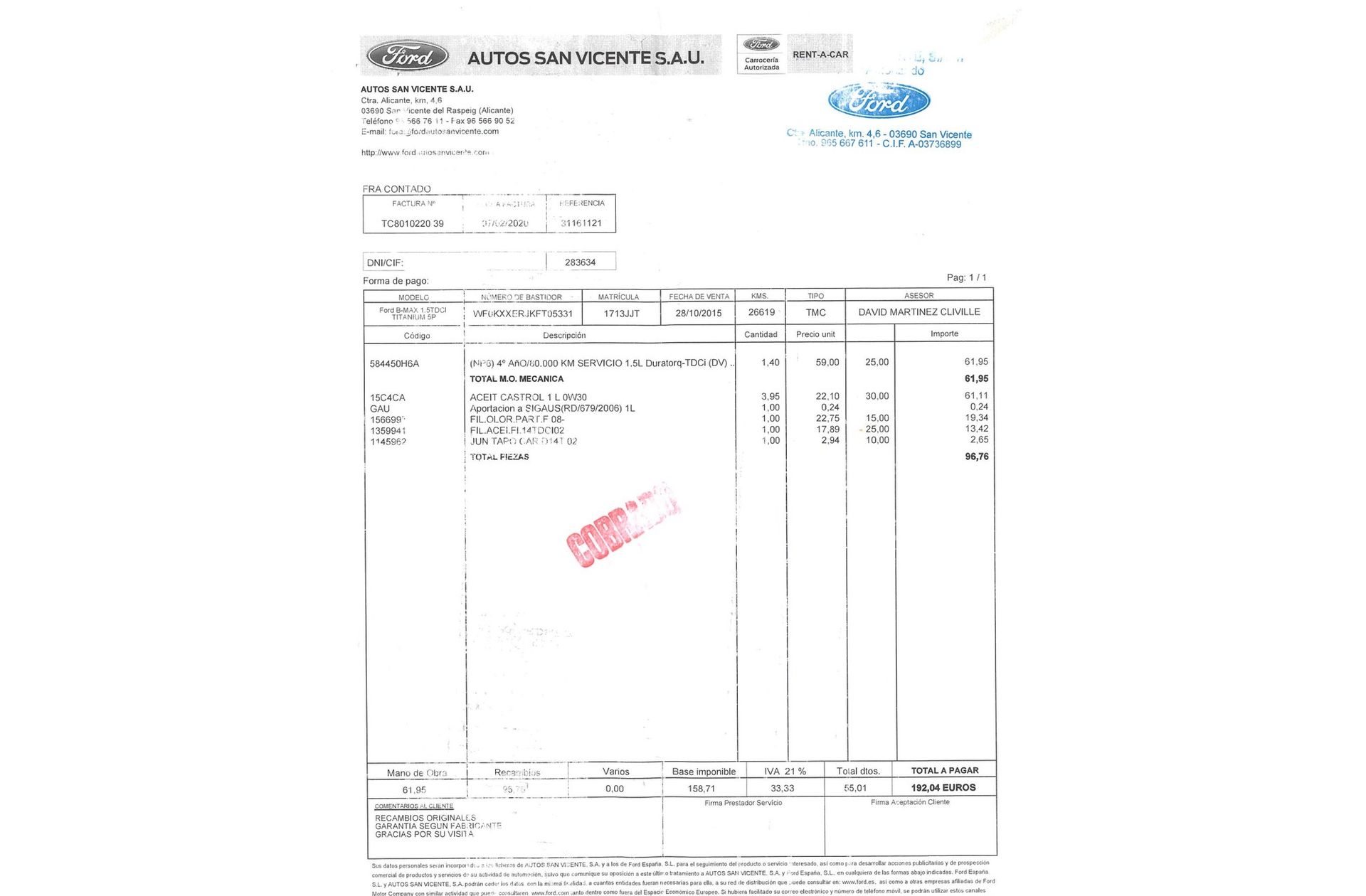 Ford B-Max 1.5 TDCi Titanium - foto 14