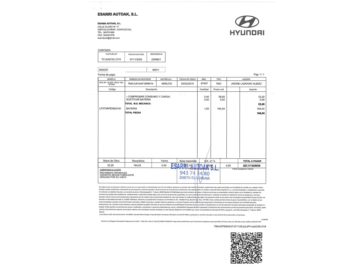 Foto Hyundai ix35 Hyundai ix35 1.6 GDi BlueDrive Tecno 4x2 (135 CV)