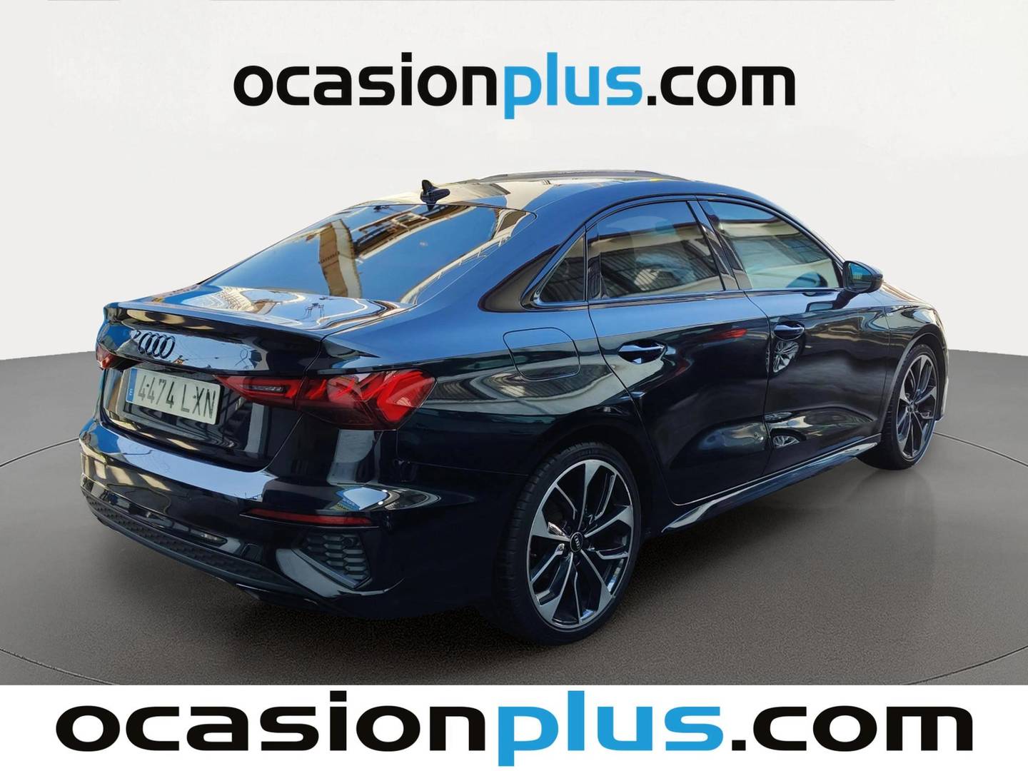 Foto trasera Audi A3 Audi A3 Sedan Black line 35 TDI (150 CV) S tronic Pack S-Line derecha