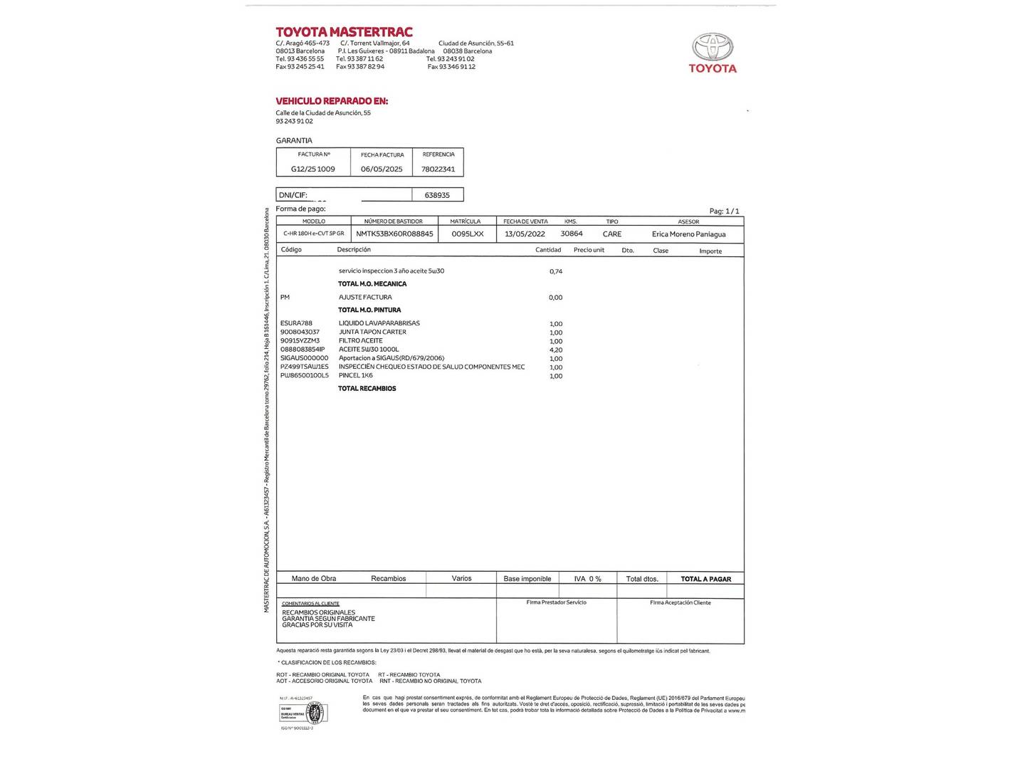 Foto Toyota C-HR Toyota C-HR 180H GR Sport  (184 CV)