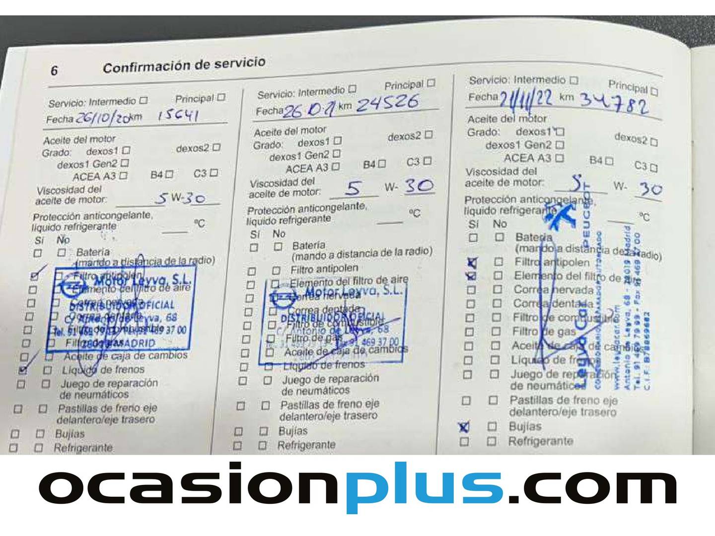 Foto del mantenimiento del Opel Grandland X Opel Grandland X 1.2 Turbo S&S Selective (130 CV)