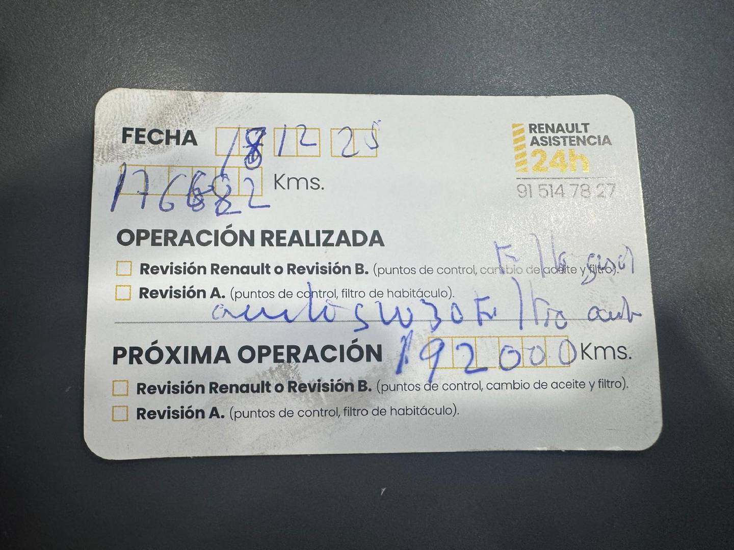 Foto del mantenimiento del Mazda CX-5 Mazda CX-5 2.2 DE Style 2WD (150 CV)