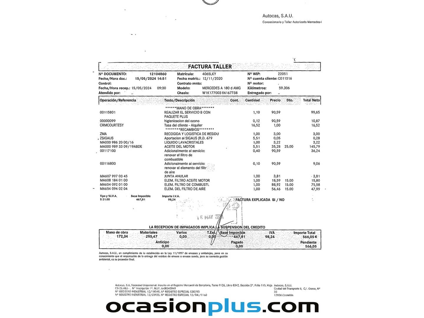 Foto Mercedes Clase A Mercedes-Benz Clase A A 180 d (116 CV) Pack AMG