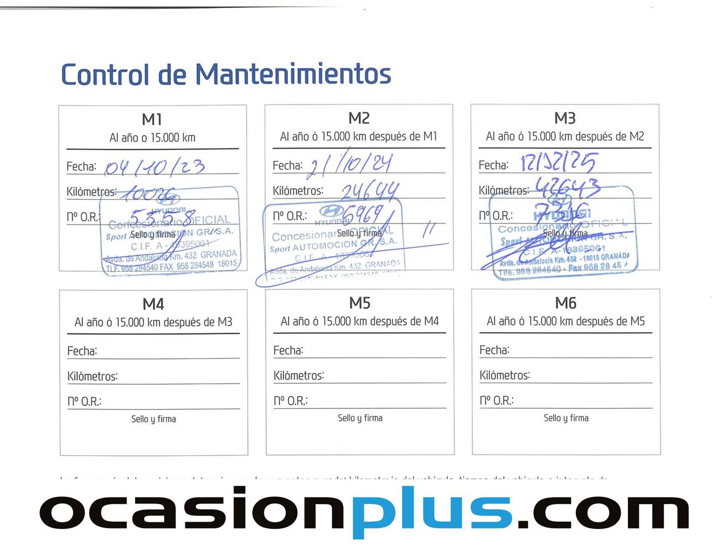 Foto del mantenimiento del Hyundai Tucson Hyundai Tucson 1.6 TGDI 48V N-Line 4X2 (150 CV)