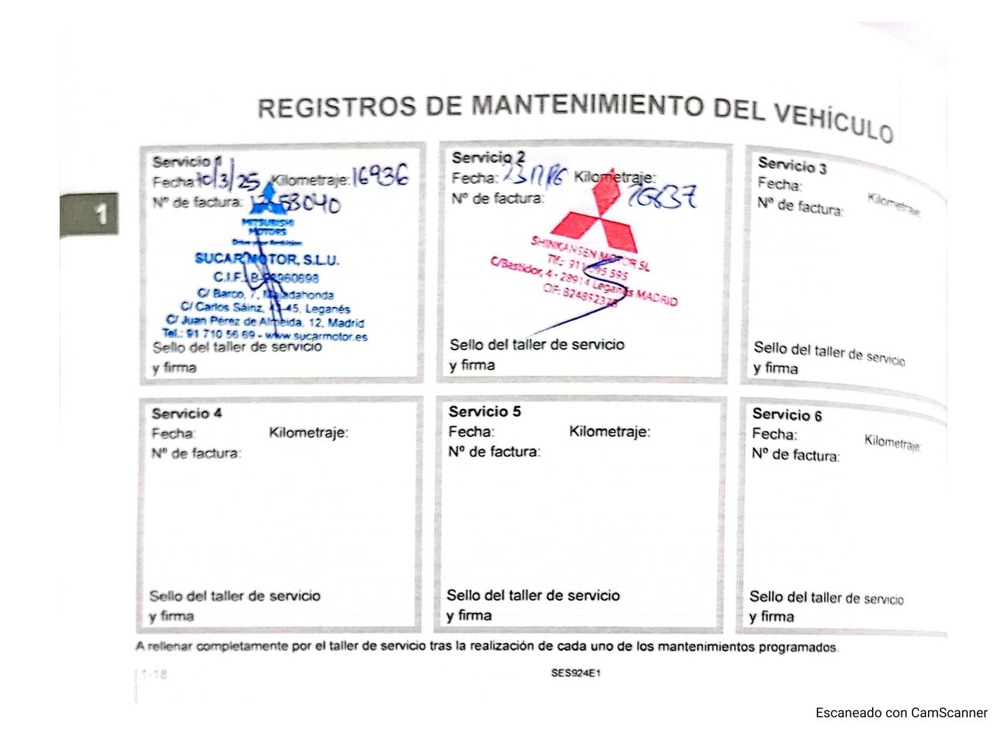 Foto del mantenimiento del Mitsubishi Colt Mitsubishi Colt 160 HEV Kaiteki (143 CV)