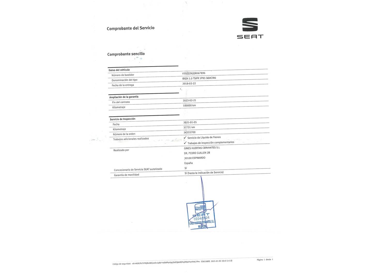 Foto Seat Ibiza SEAT Ibiza 1.0 EcoTSI S&S FR (115 CV)