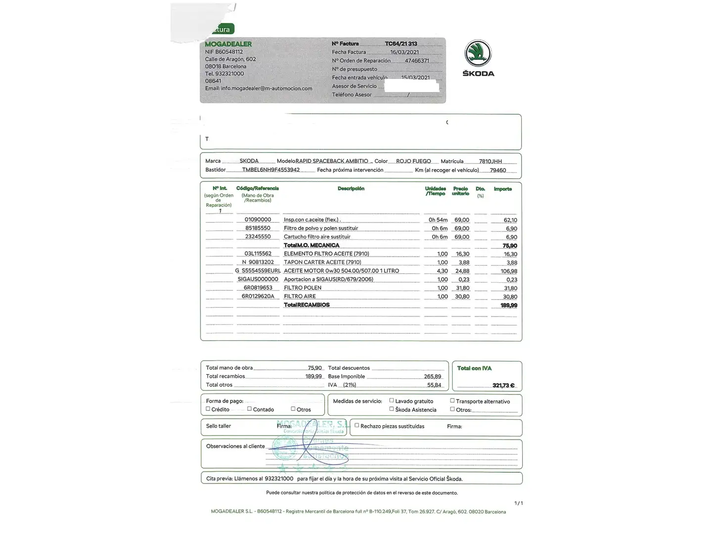 Foto Skoda Spaceback Skoda Spaceback 1.6 TDI Ambition Spaceback (105 CV)