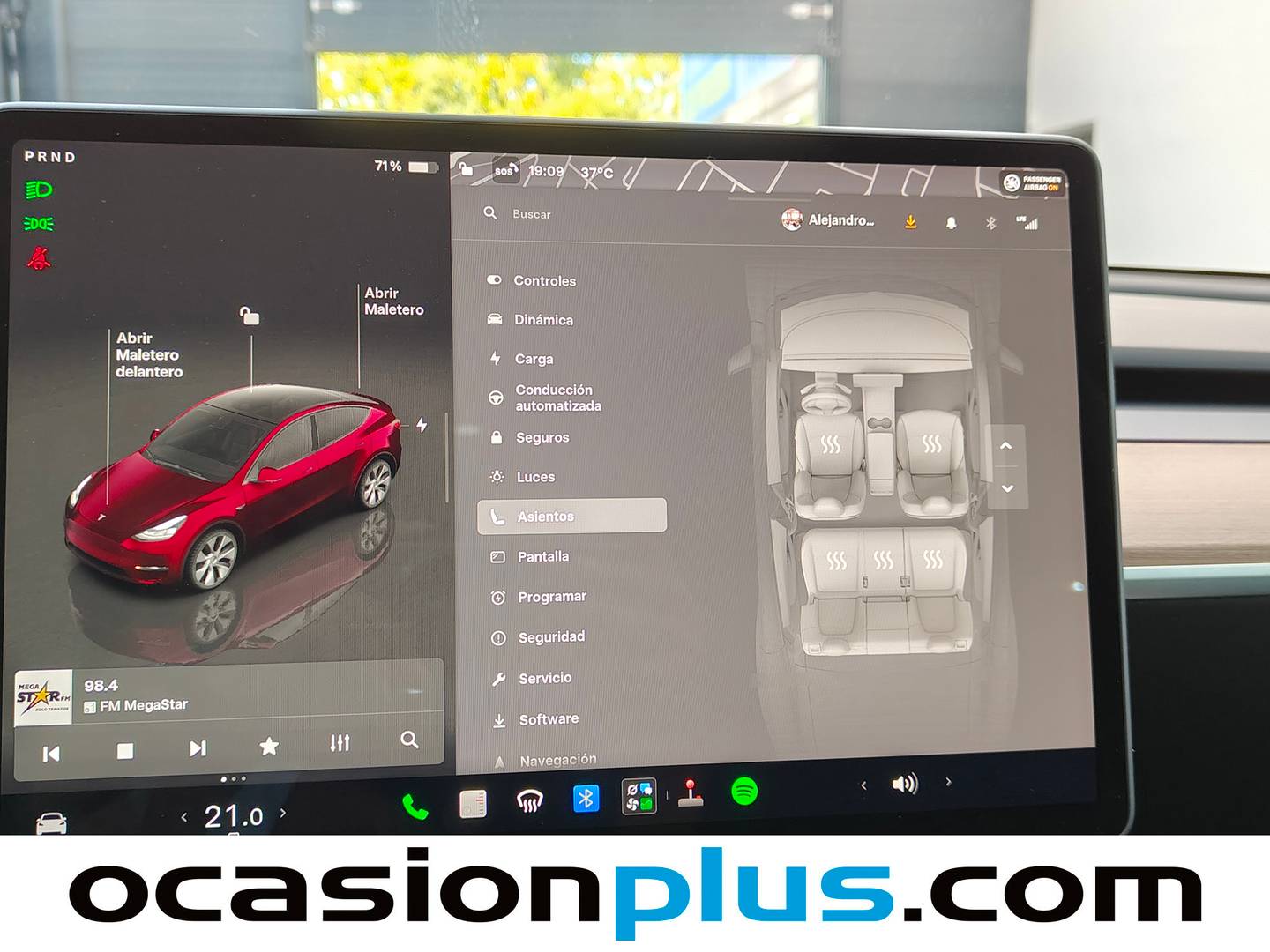 Extras del Tesla Model Y Tesla Model Y Tracción Trasera (256 CV)