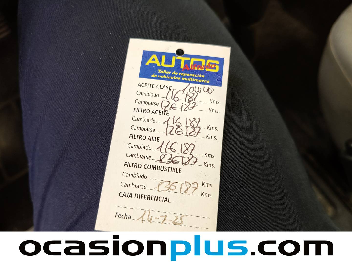 Foto del mantenimiento del Dacia Logan Dacia Logan 1.6 Laureate (90 CV)