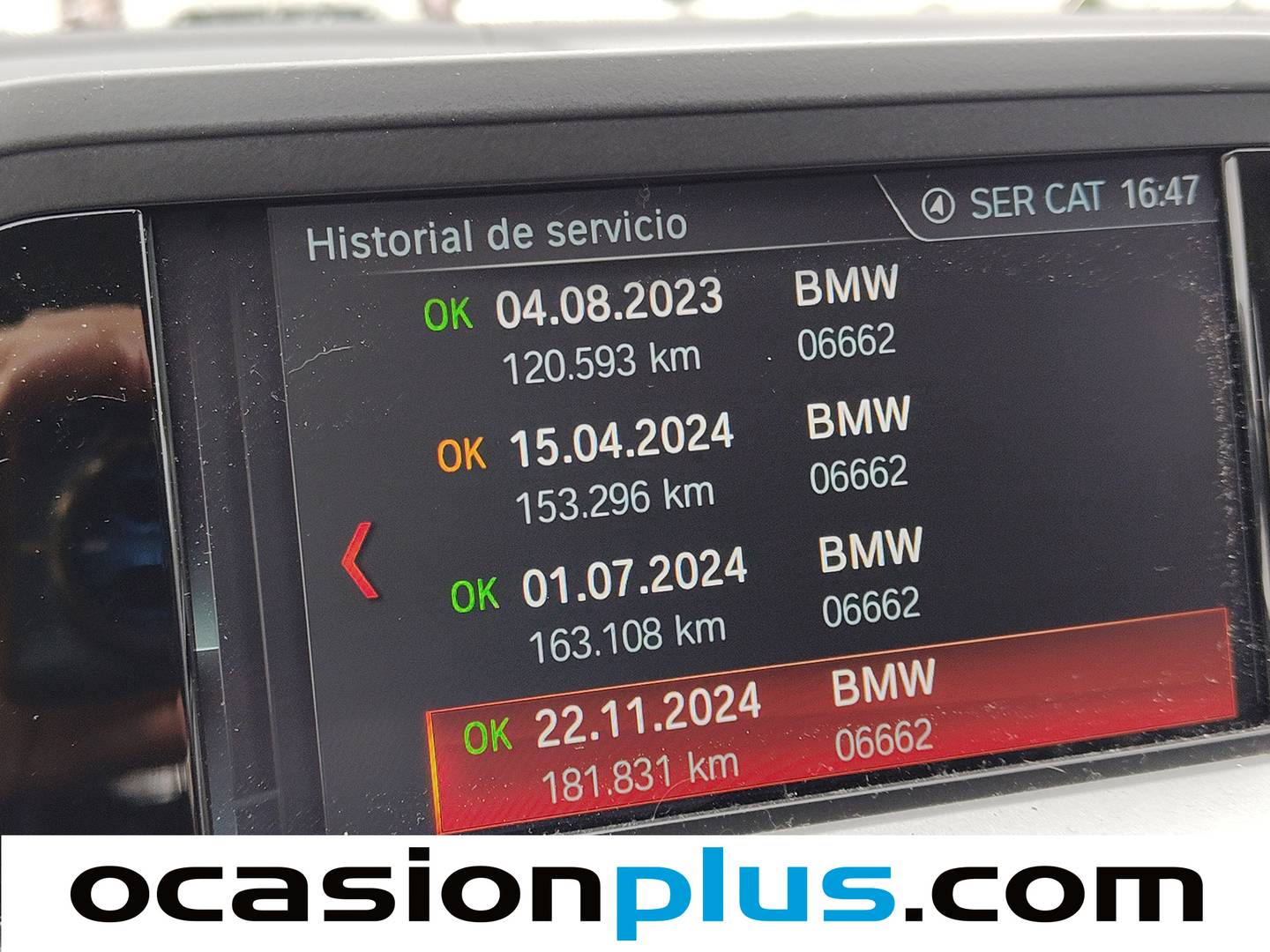 Foto del mantenimiento del BMW X3 BMW X3 xDrive20d (190 CV)