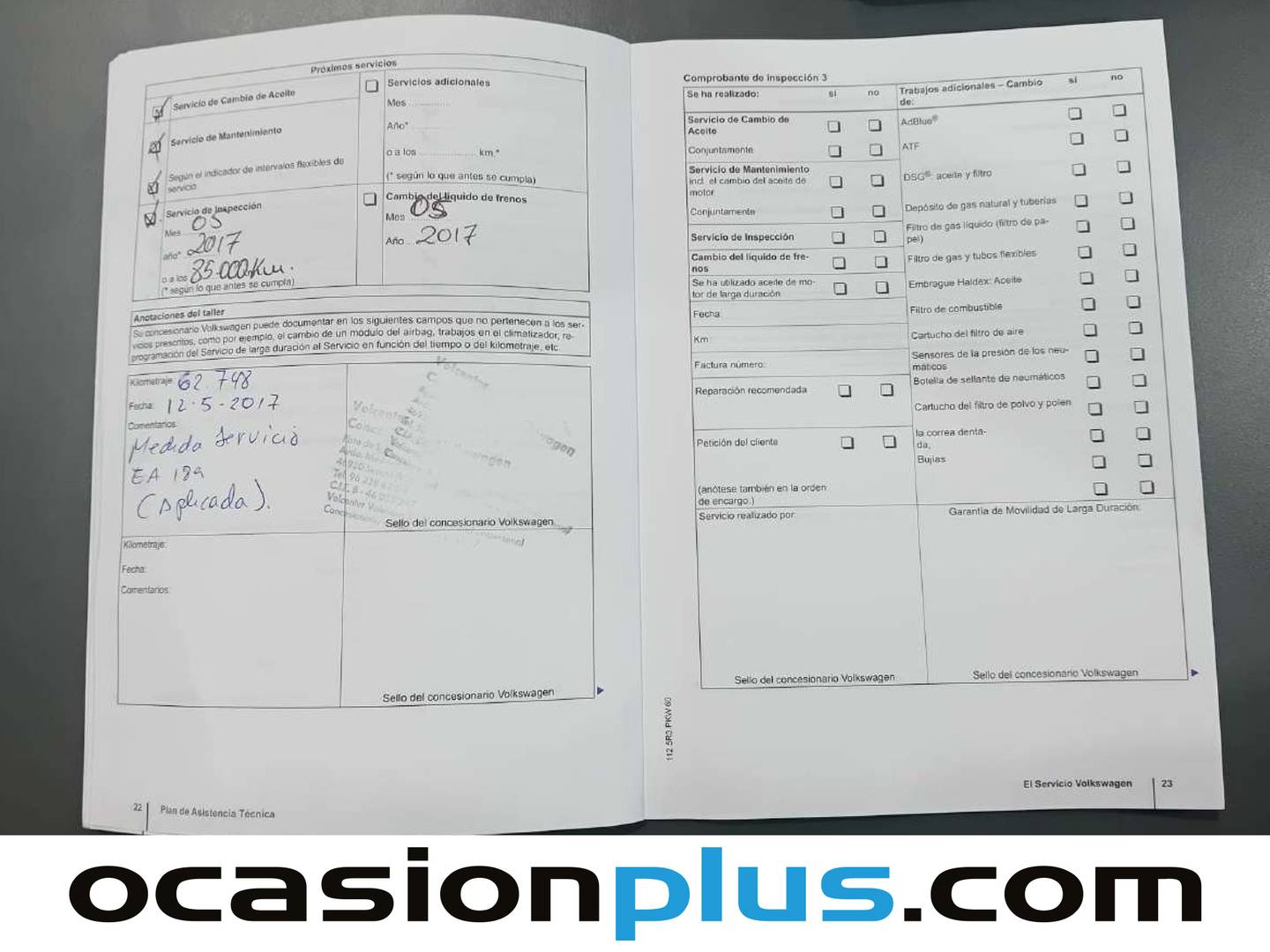Foto del mantenimiento del Volkswagen Golf Volkswagen Golf Sport 1.6 TDI (105 CV)