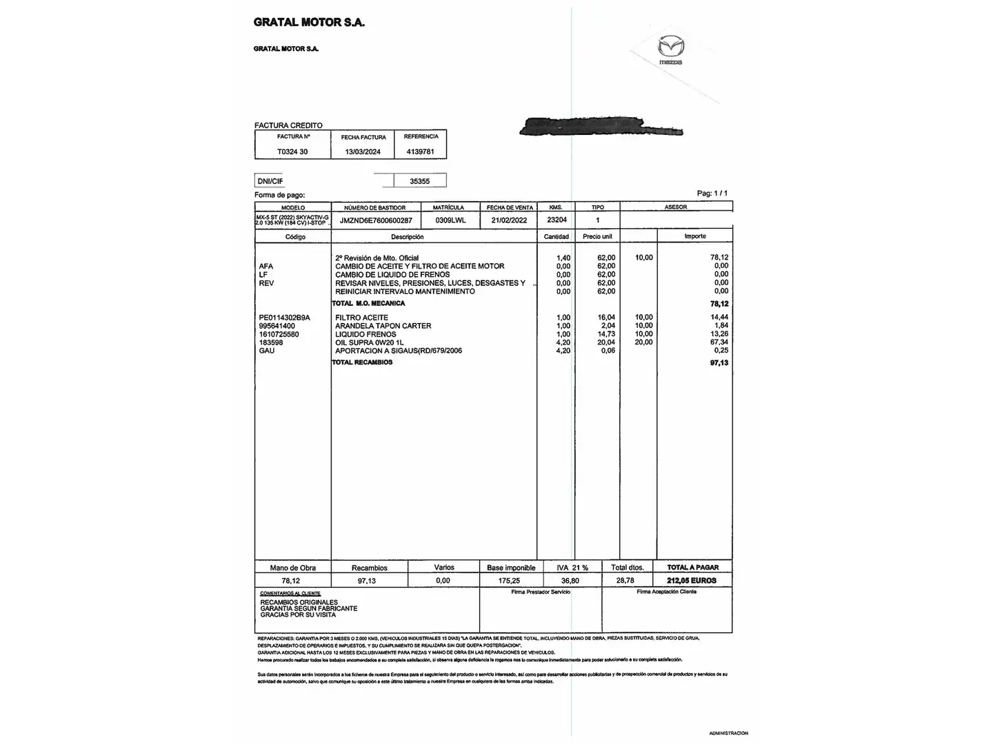 Foto Mazda MX-5 Mazda MX-5 2.0 SKYACTIV-G Zenith (184 CV)