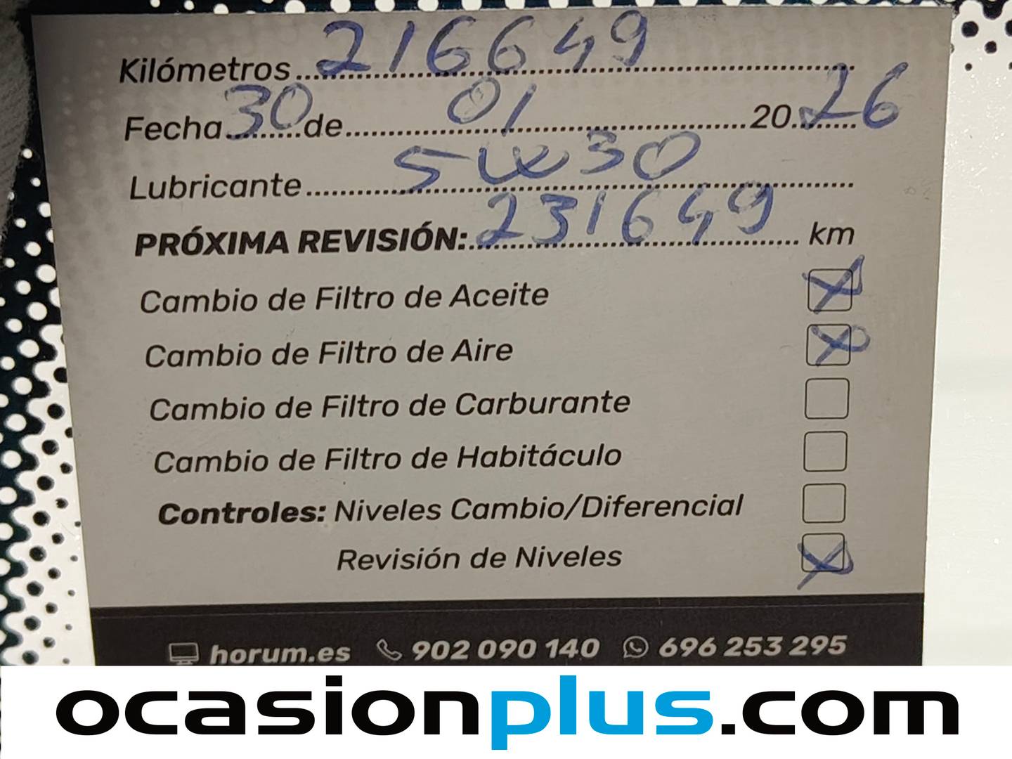 Foto del mantenimiento del Peugeot 308 Peugeot 308 SW 1.6 e-HDI Active FAP (112 CV)