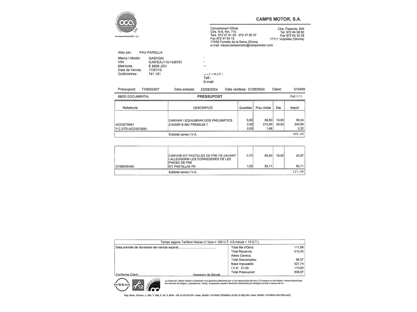Foto Nissan QASHQAI Nissan Qashqai 1.2 DIG-T S&S 360 4X2 (115 CV)