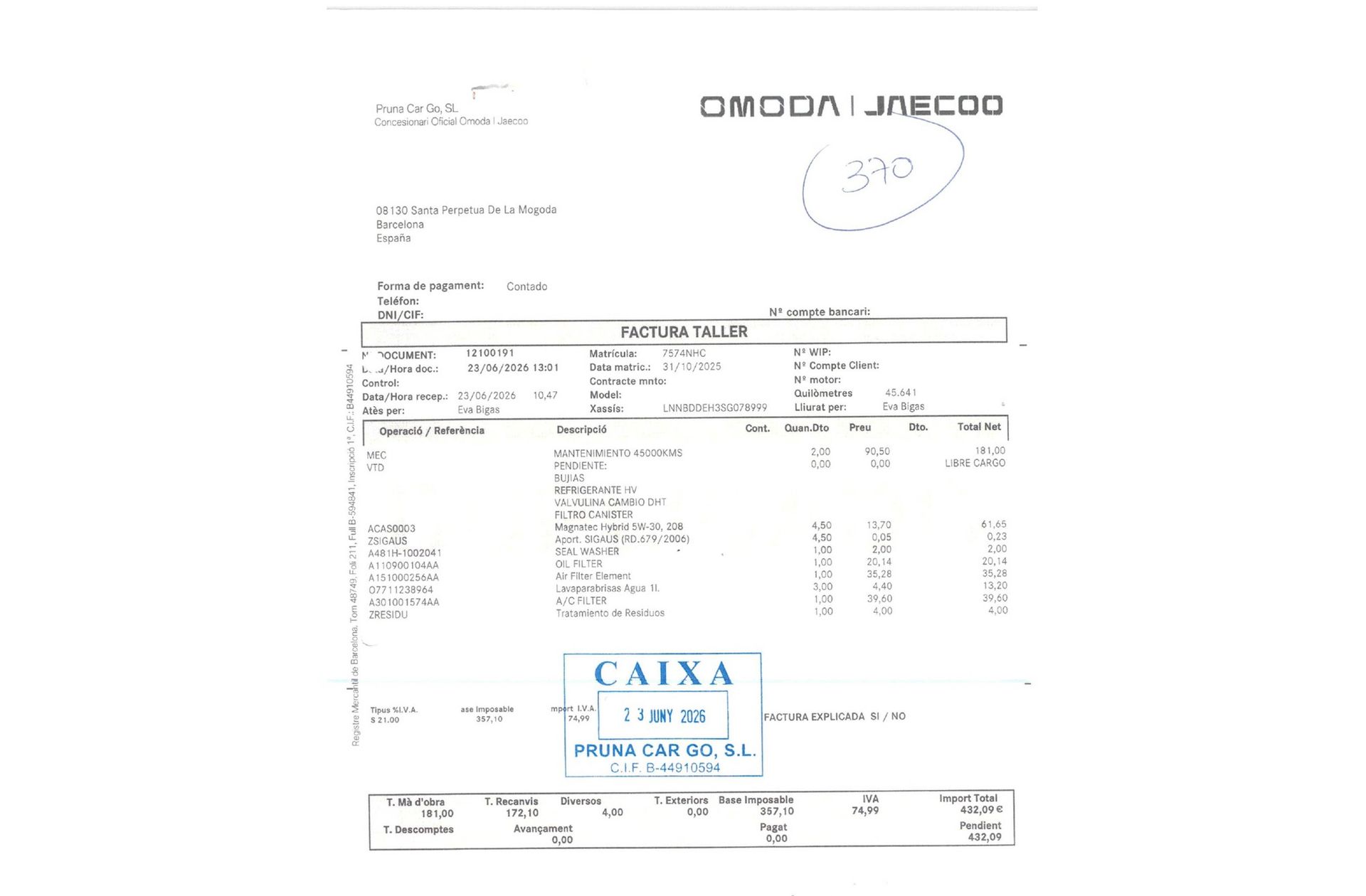 Omoda 9 1.5 T-GDi SHS Premium AWD 4x4 - foto 34