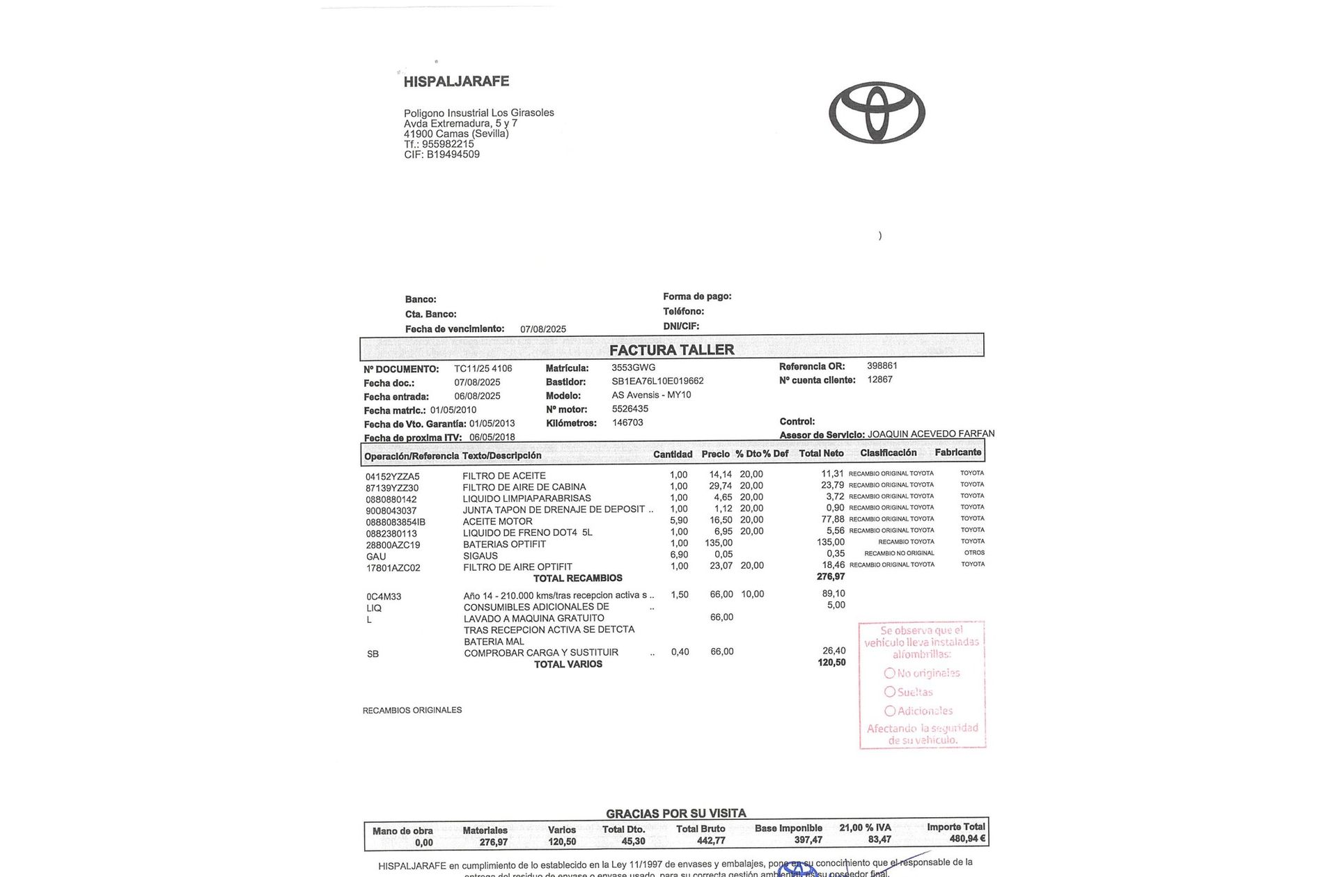 Toyota Avensis 2.2 D-4D Cross Sport Advance - foto 19