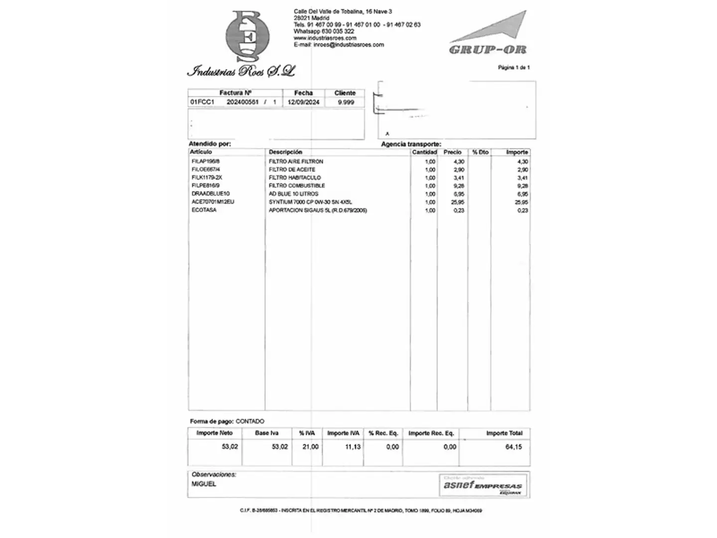 Mantenimiento