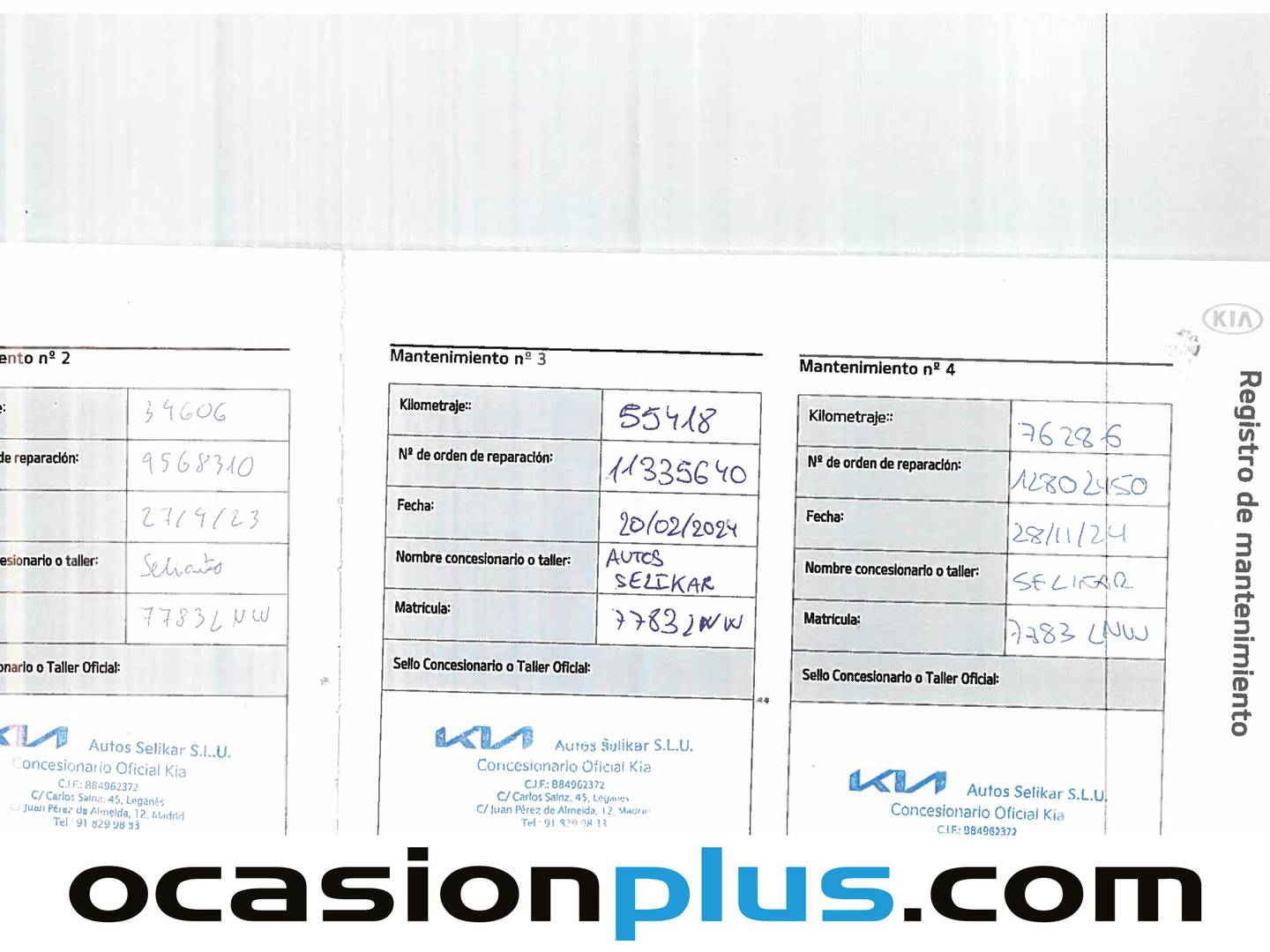 Foto del mantenimiento del KIA Sorento KIA Sorento 1.6 T-GDi HEV Emotion 4x2 (Pack Luxury) Auto (230 CV) 7 Plazas