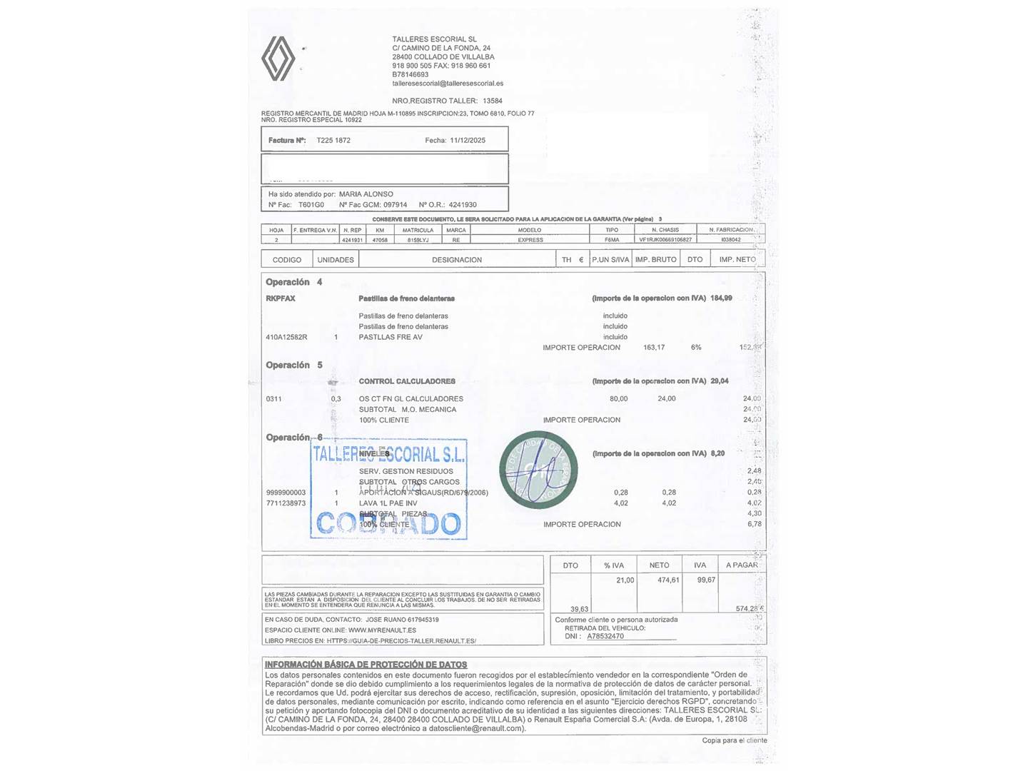 Foto Renault Express Renault Express Furgon Basic Tce (102 CV)
