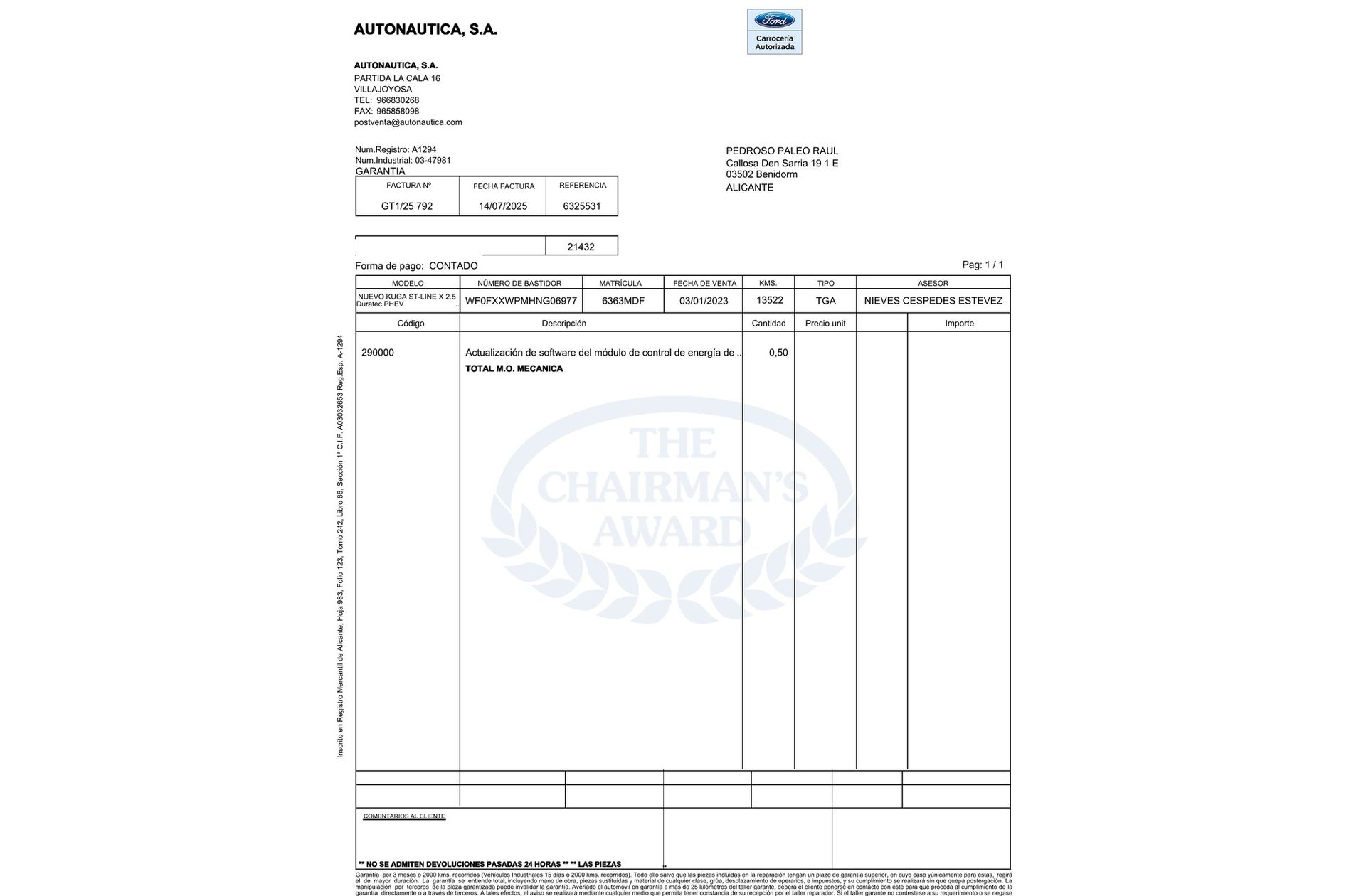 Ford Kuga 2.5 Duratec PHEV ST-Line X - foto 25
