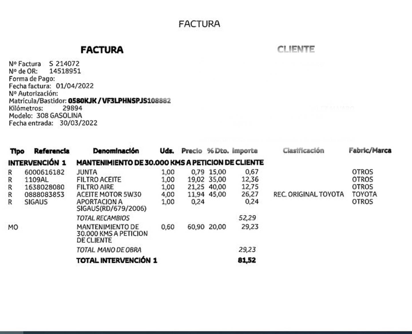 Foto Peugeot 308 Peugeot 308 PureTech 130 S&S Allure (130 CV)