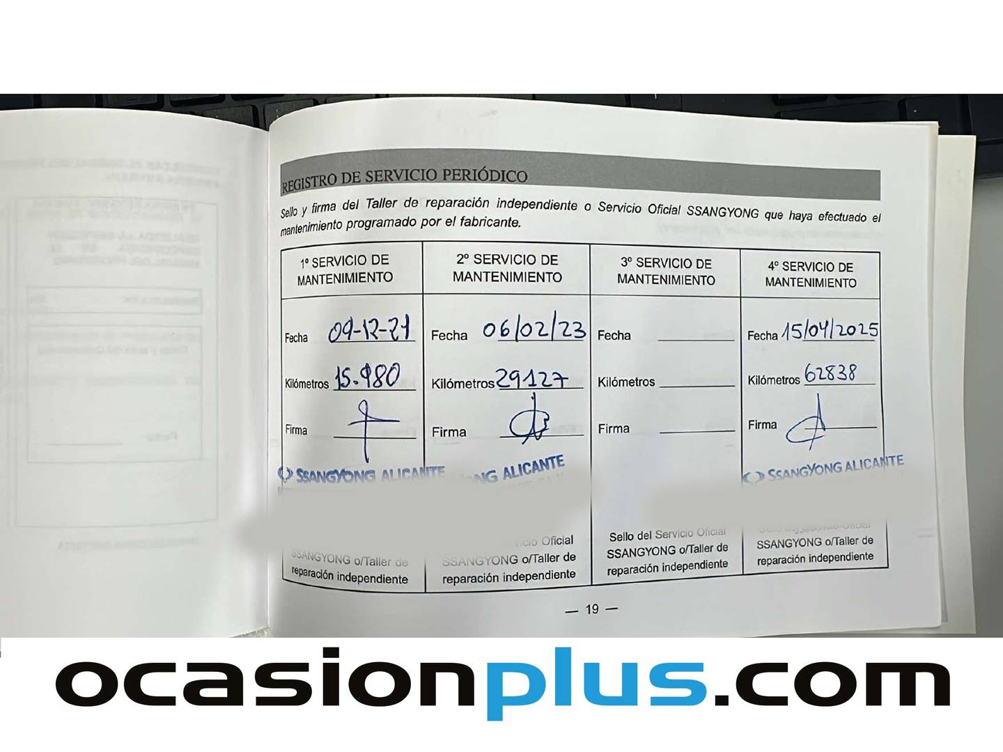 Foto del mantenimiento del SsangYong Korando SsangYong Korando 1.5 G15T Premium (163 CV)
