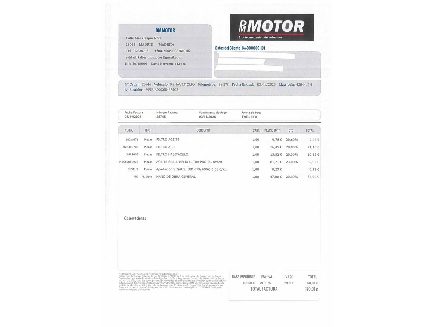 Foto del certificado del Renault Clio Renault Clio SL Edition E-Tech Híbrido (140 CV)