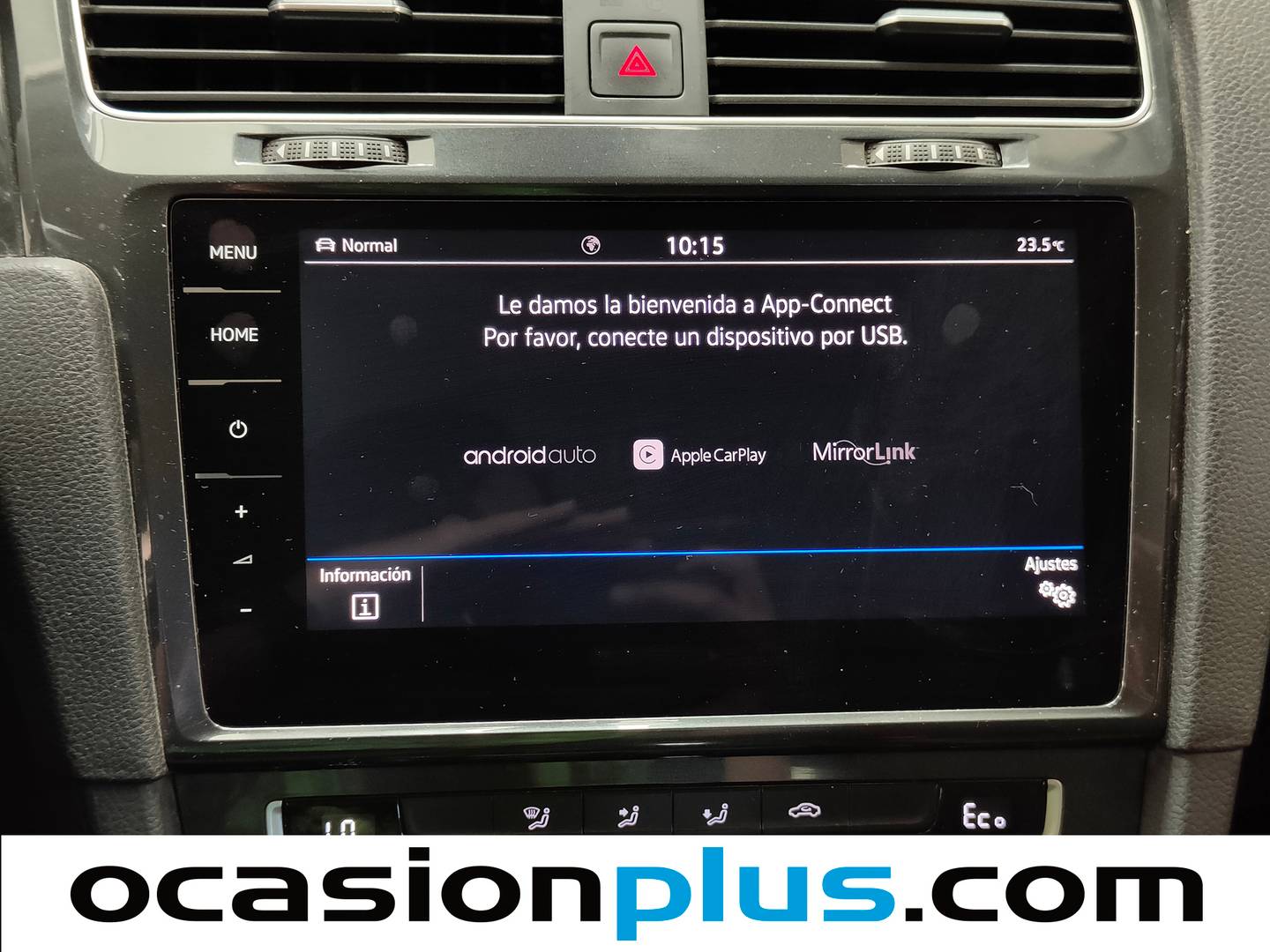Equipamiento del Volkswagen Golf Volkswagen e-Golf ePower (136 CV)