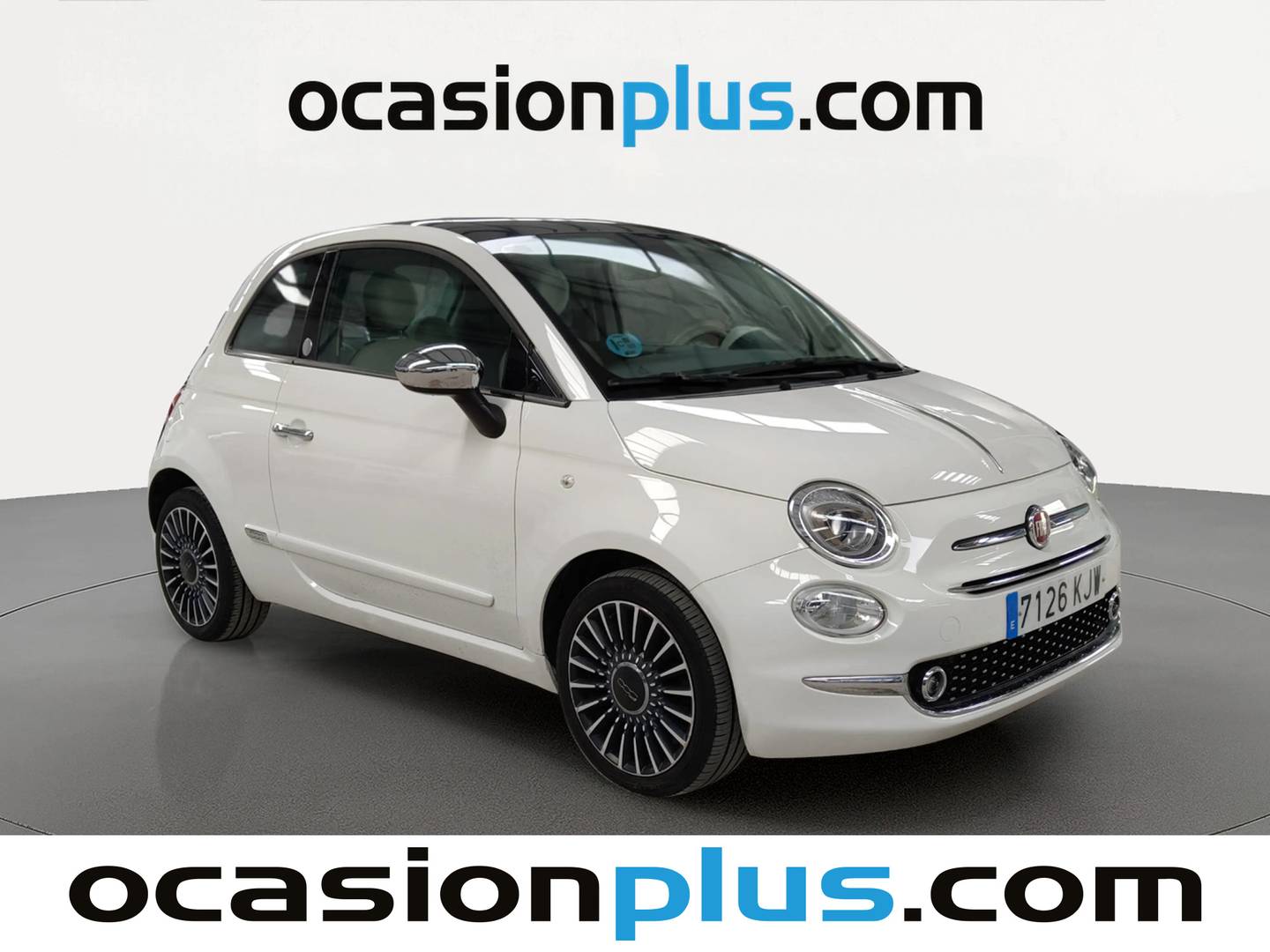 Foto delantera Fiat 500 Fiat 500 1.2 8v Lounge (69 CV) derecha
