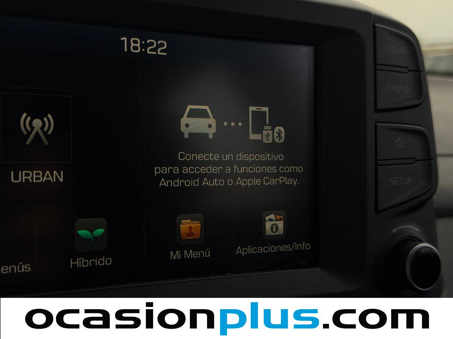 Equipamiento del Hyundai Kona Hyundai Kona 1.6 GDI HEV Klass DT (141 CV)