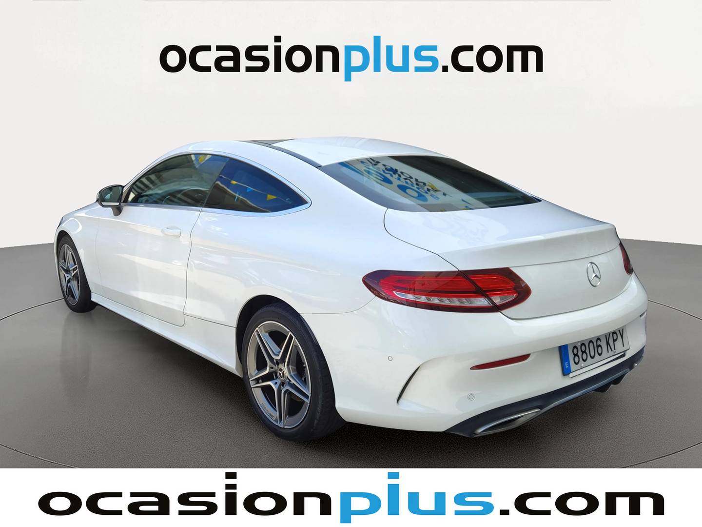 Foto trasera Mercedes Clase C Mercedes Clase C Coupe 220 d (194 CV) Pack AMG izquierda