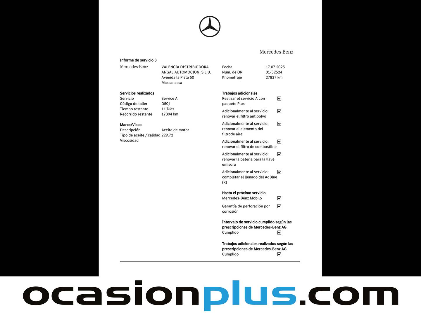 Foto del mantenimiento del Mercedes GLE Coupé Mercedes-Benz GLE 300 d 4Matic (272 CV) PACK AMG