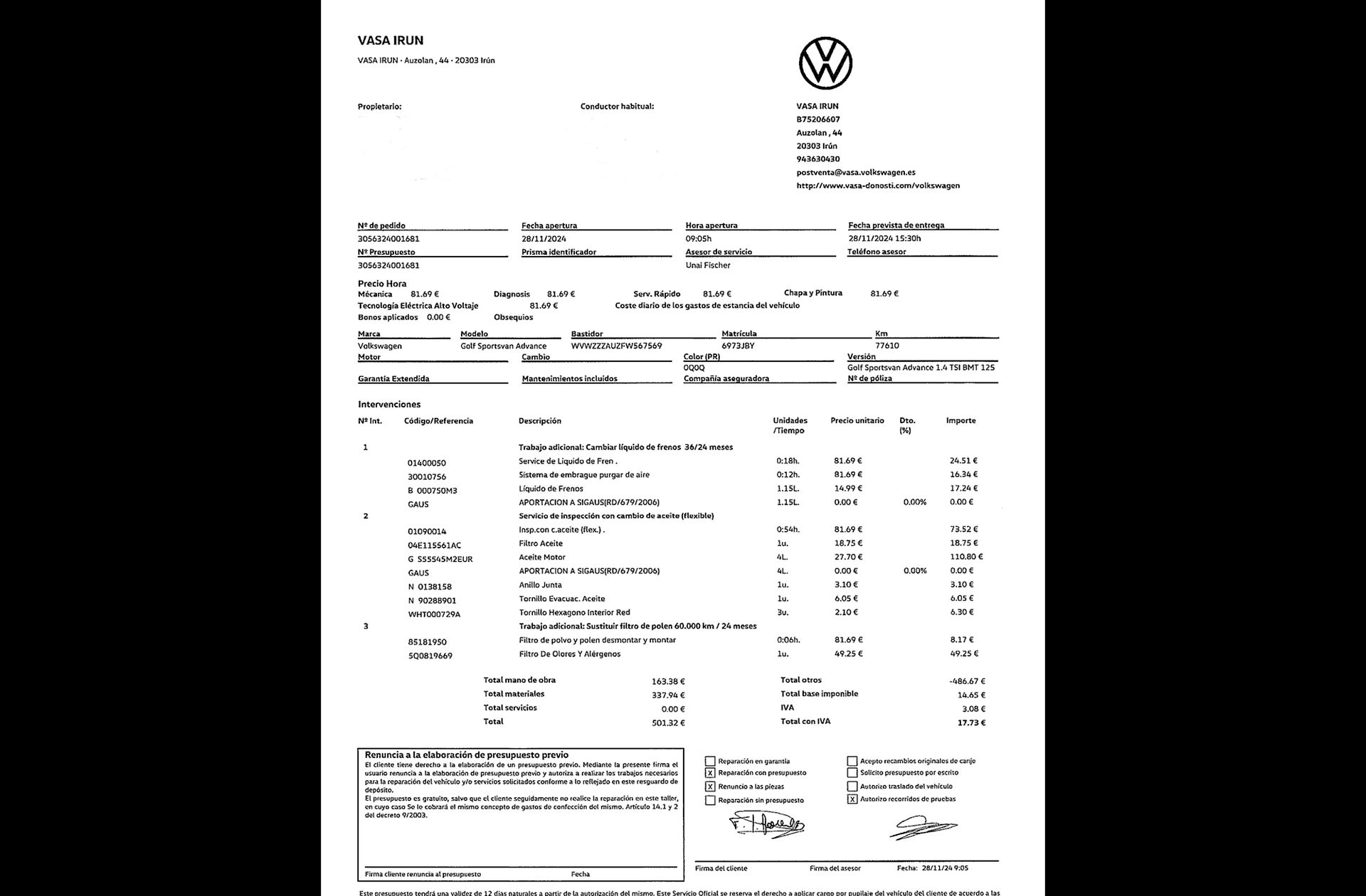 Volkswagen Golf Sportsvan Advance 1.4 TSI BMT - foto 16
