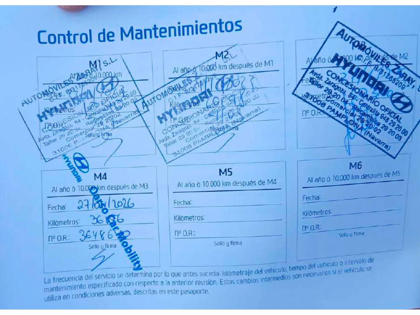 Foto del mantenimiento del Hyundai i30 Hyundai i30 2.0 TGDI N Performance (280 CV)