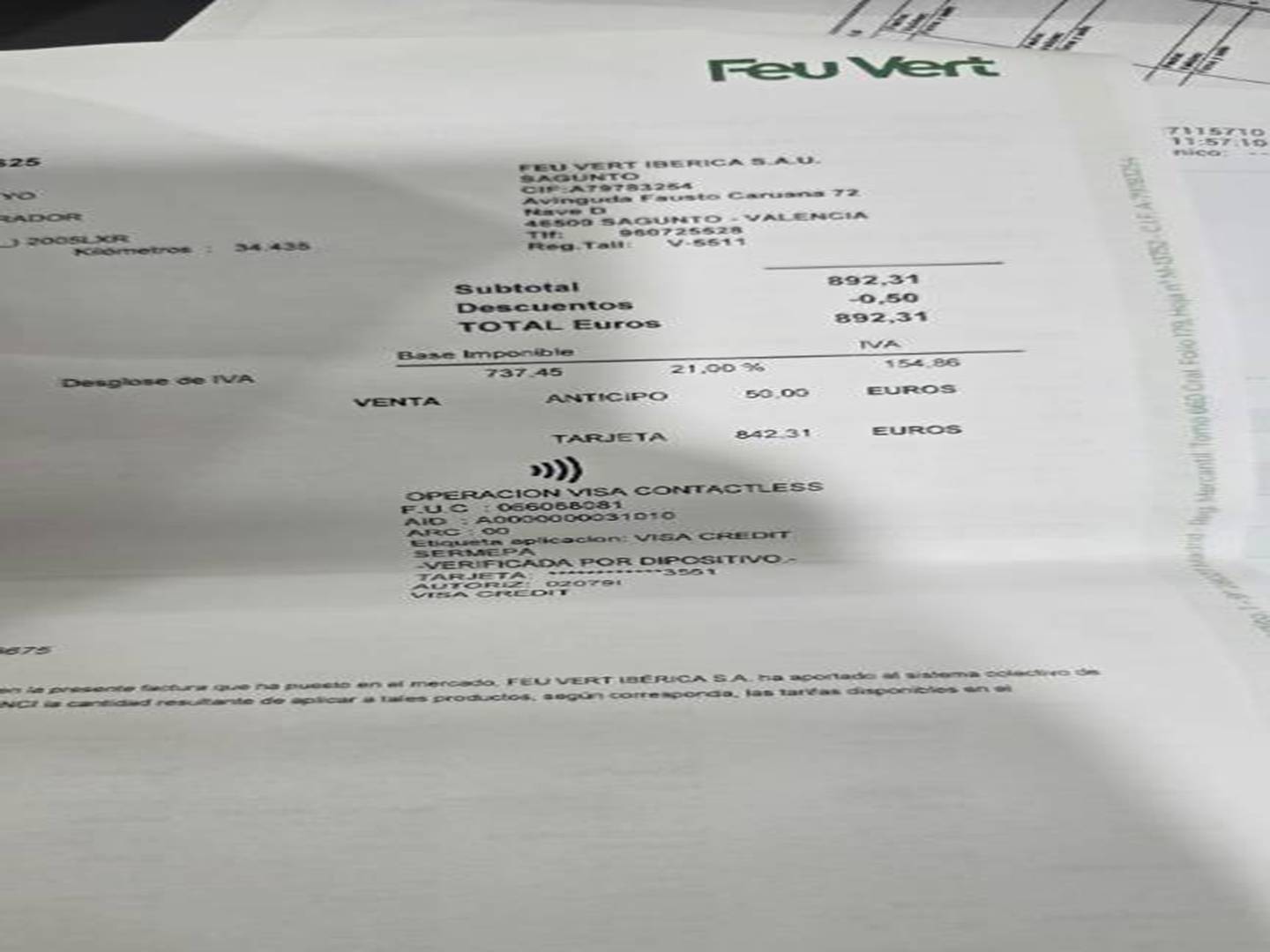 Foto del mantenimiento del Fiat 500X Fiat 500X 1.3 Firefly S&S Cross T4 DCT (150 CV)