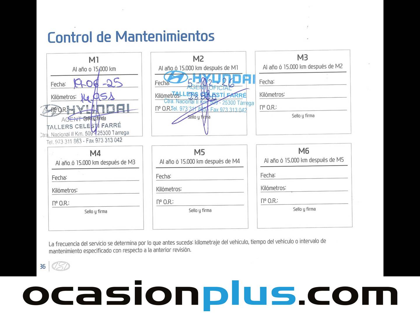 Foto del mantenimiento del Hyundai Tucson Hyundai Tucson 1.6T Klass (160 CV)