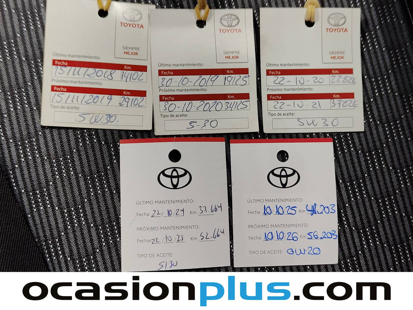 Foto del mantenimiento del Toyota Yaris Toyota Yaris 100 Active (99 CV)
