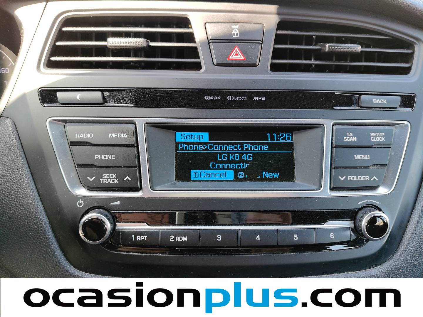Equipamiento del Hyundai i20 Hyundai i20 1.2 MPI Fresh (84 CV)