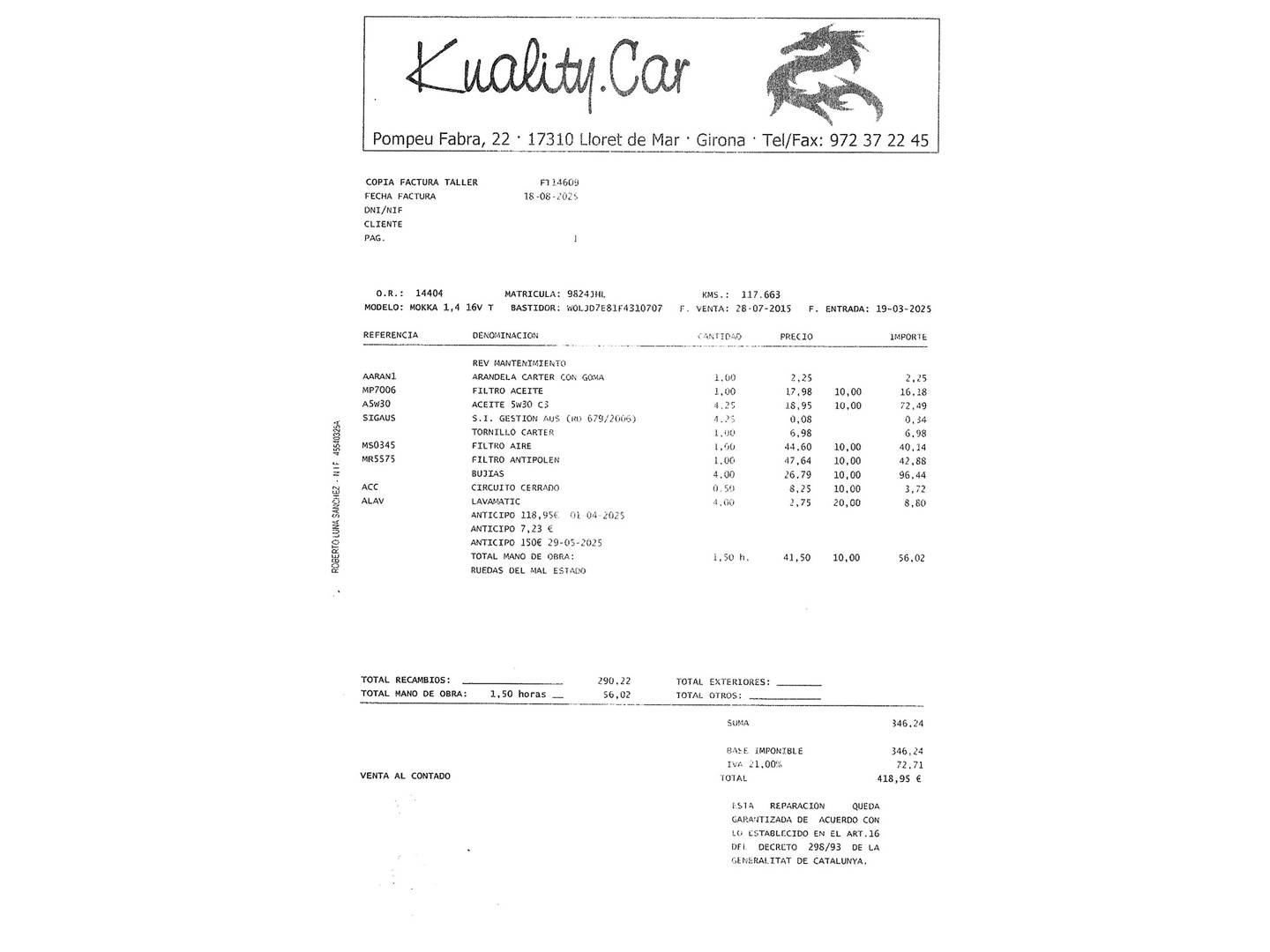 Foto Opel Mokka Opel Mokka 1.4 Turbo Excellence 4x2 Auto (140 CV)