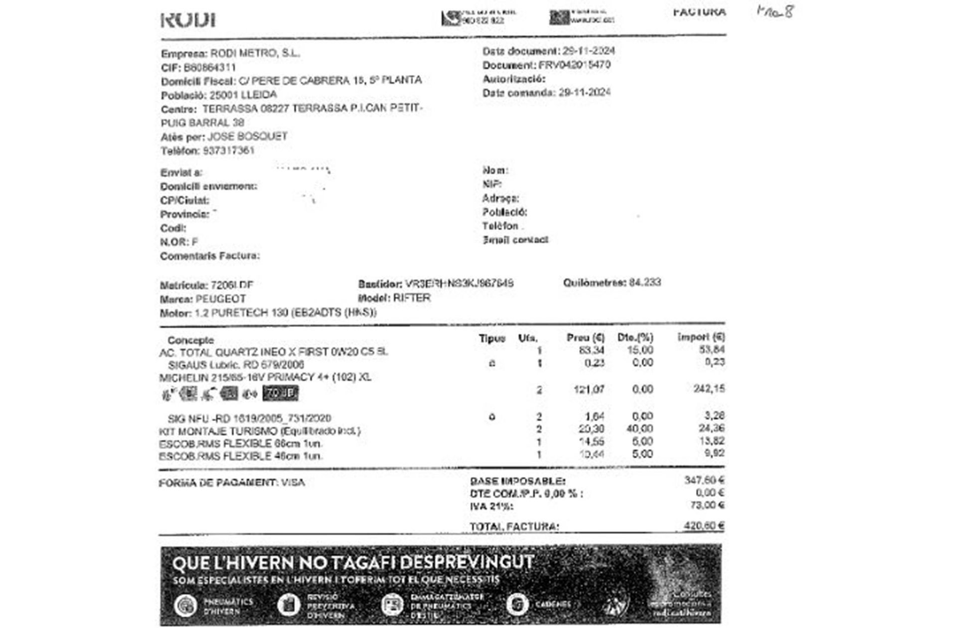 Peugeot Rifter Allure Standard PureTech EAT8 - foto 17