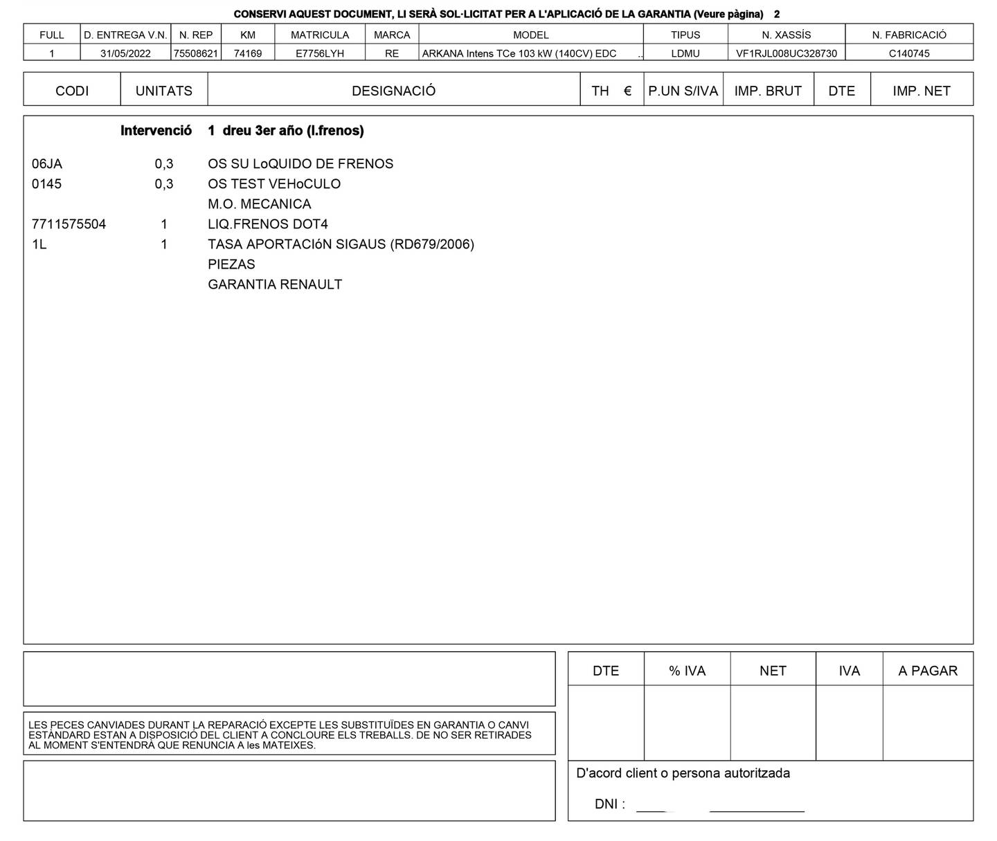 Foto Renault Arkana Renault Arkana Zen E-Tech Híbrido (145 CV)