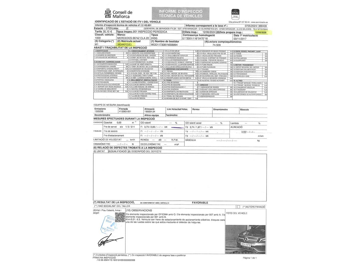 Mercedes CLA Mercedes-Benz CLA 200 d (136 CV) Pack AMG de segunda mano