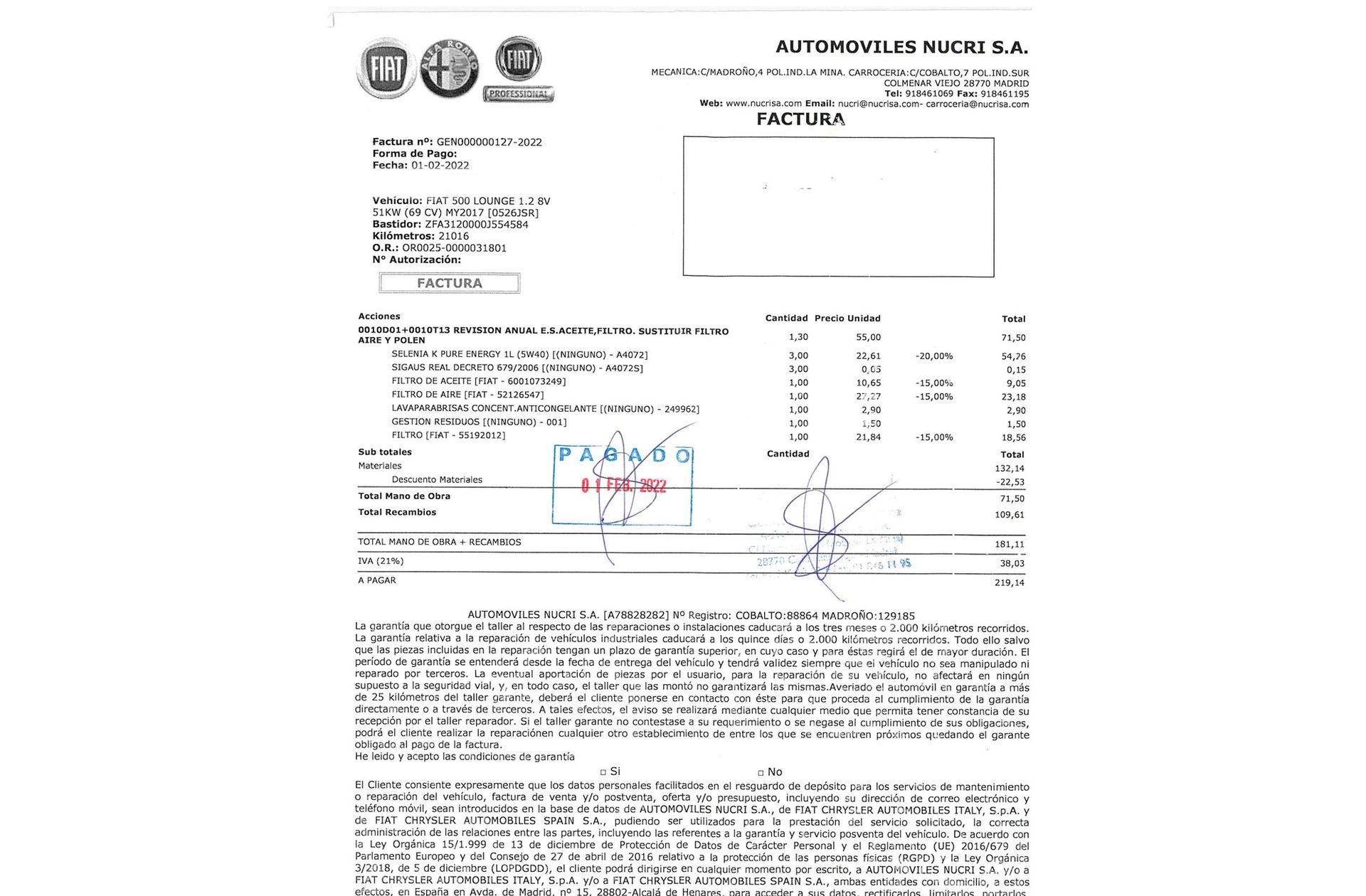 Fiat 500 1.2 Lounge - foto 19