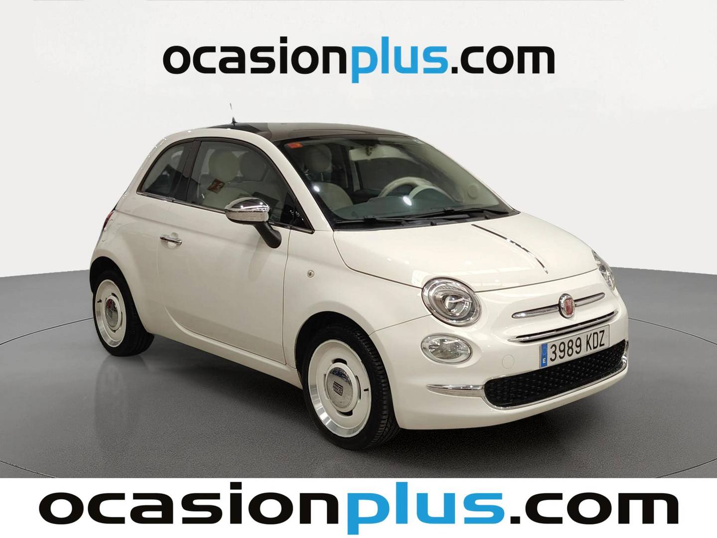 Foto delantera Fiat 500 Fiat 500 1.2 8v Aniversario (69 CV) derecha