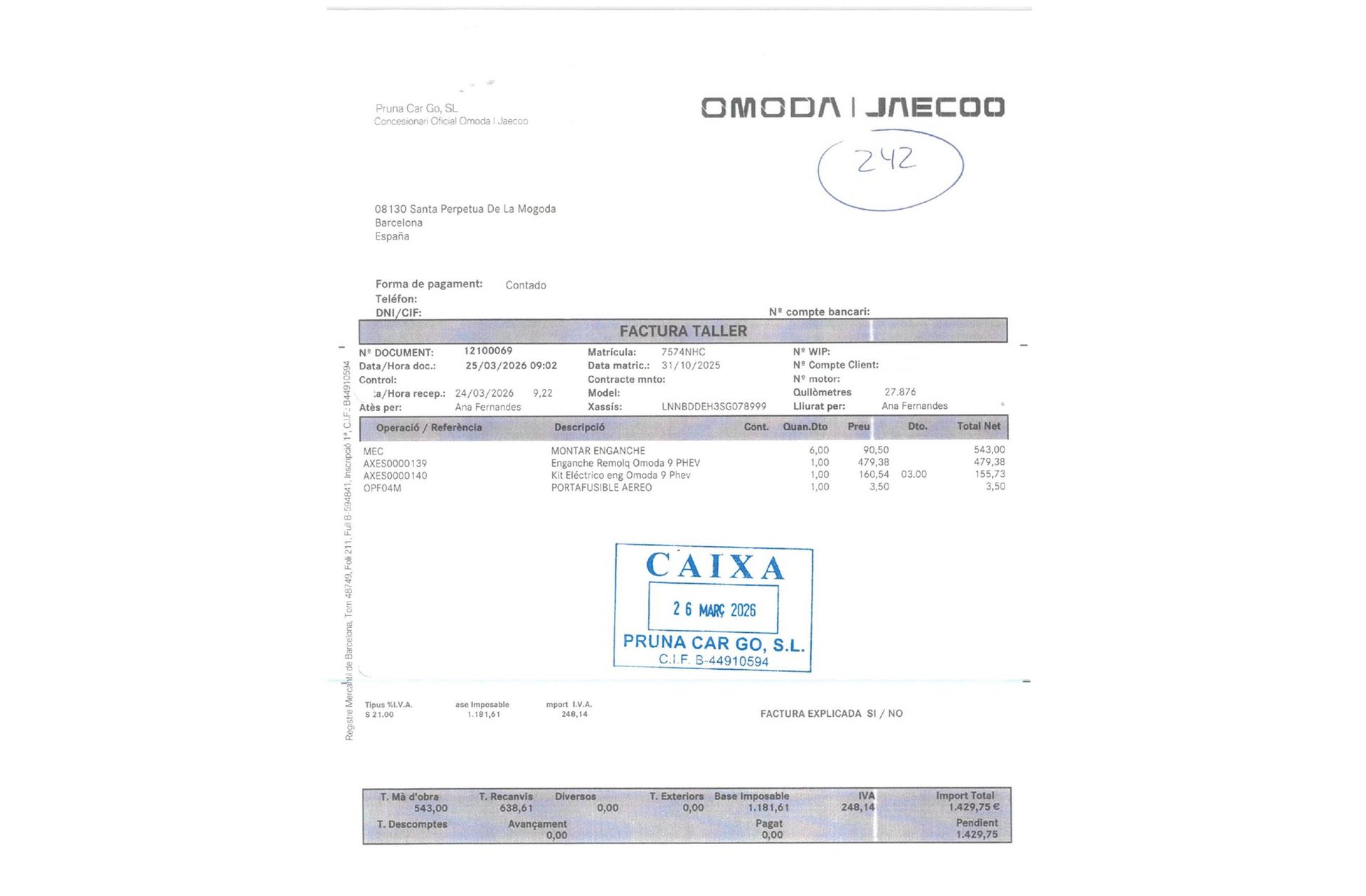 Omoda 9 1.5 T-GDi SHS Premium AWD 4x4 - foto 36