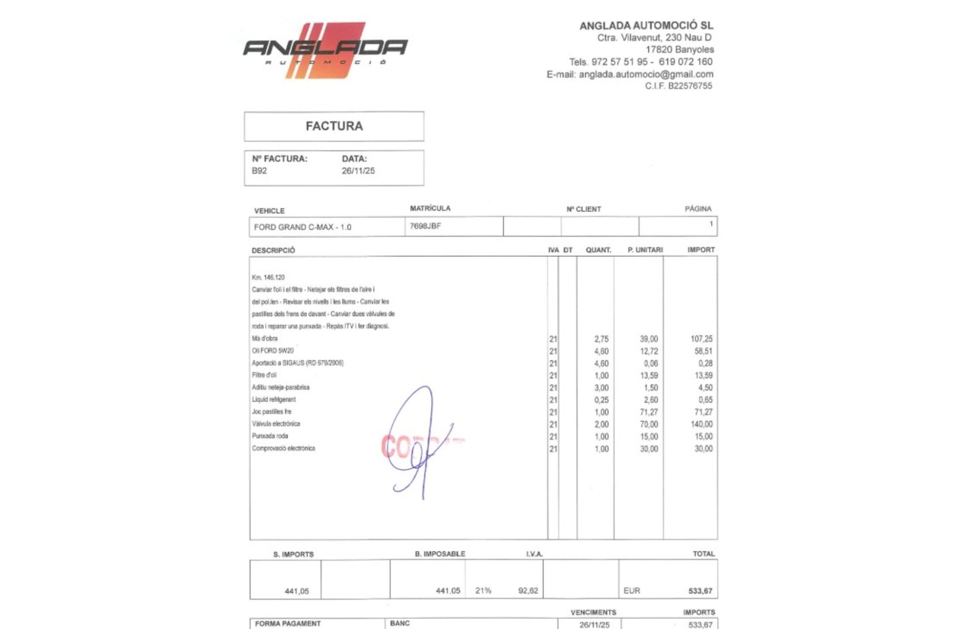 Ford Grand C-Max 1.0 EcoBoost 125 Start-Stop Trend - foto 20