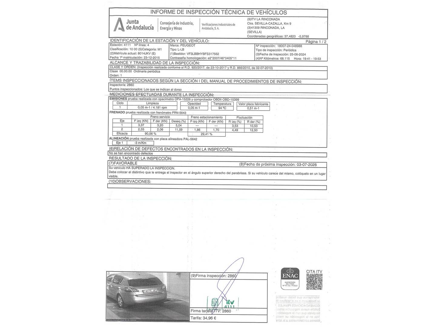 Foto Peugeot 308 Peugeot 308 BlueHDi 100 Style (100 CV)