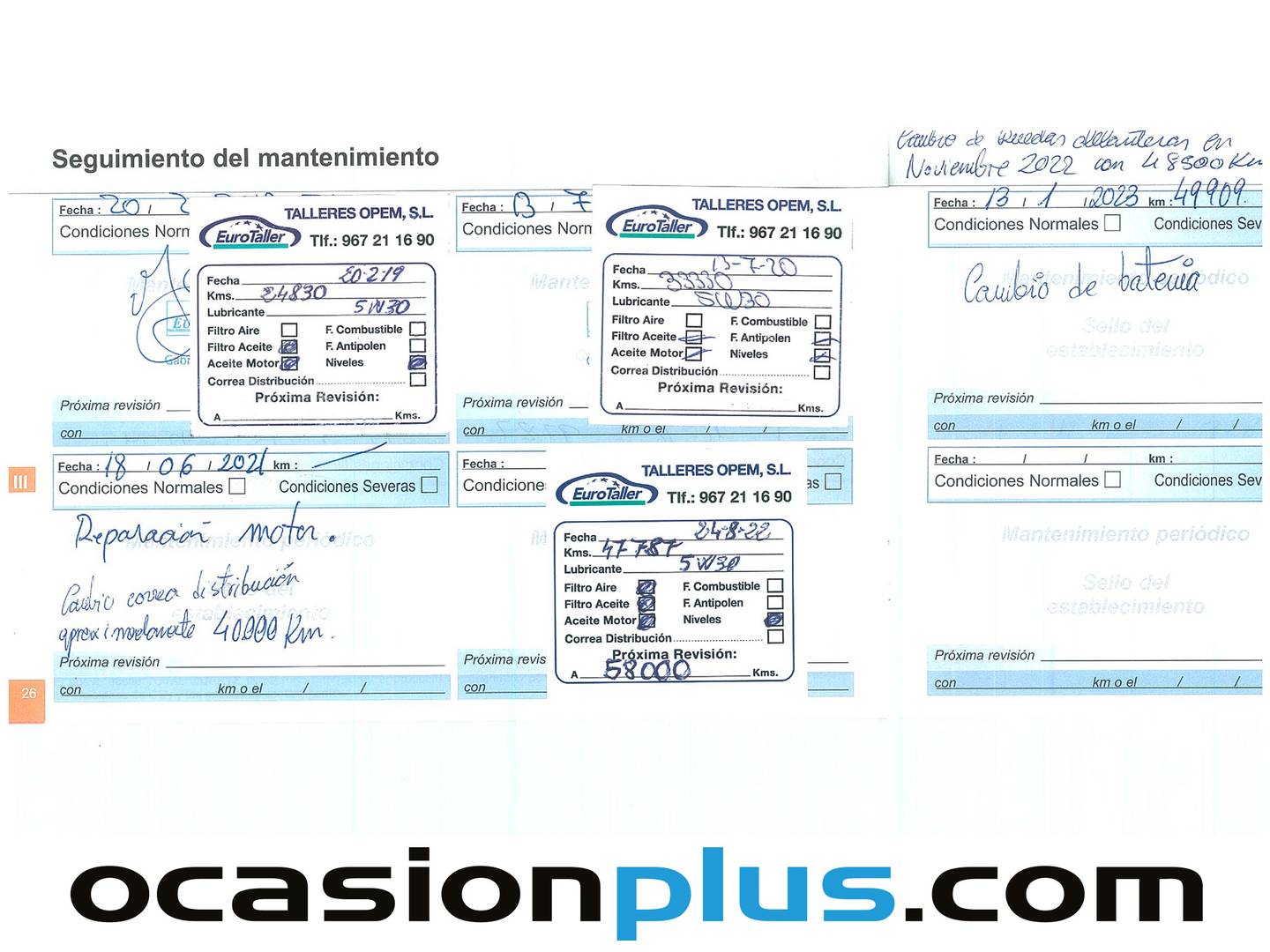 Foto del mantenimiento del Peugeot 5008 Peugeot 5008 Allure 1.2 PureTech S&S (130 CV) 7 Plazas