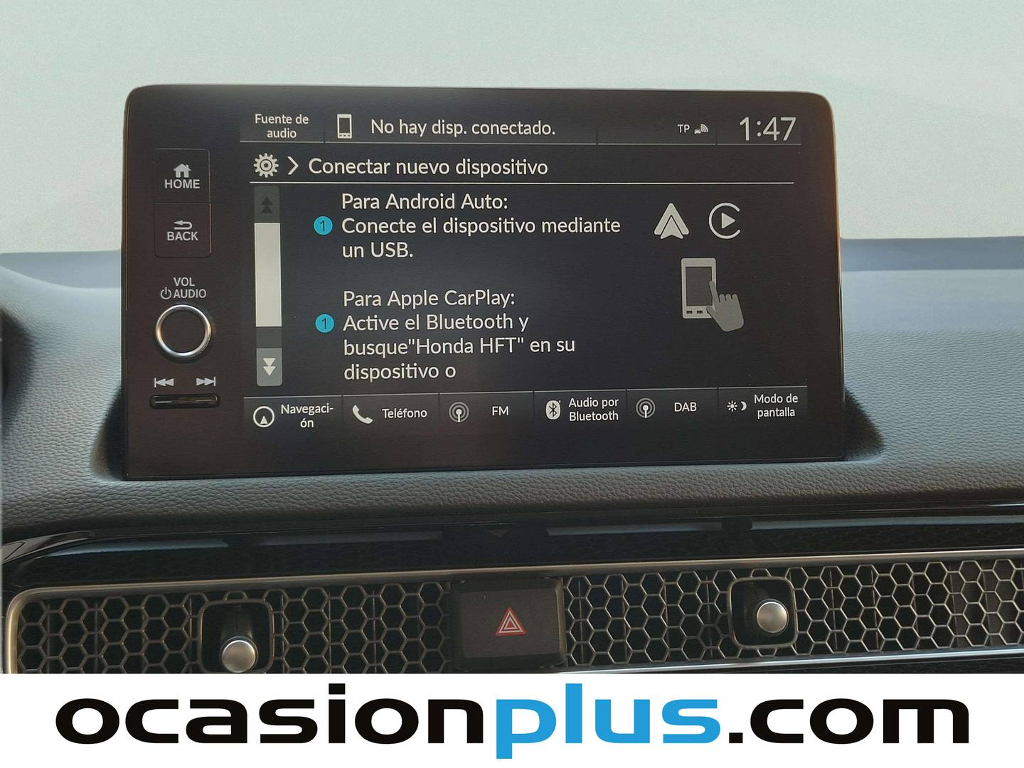 Equipamiento del Honda Civic Honda Civic 2.0 i-MMD Elegance CVT (184 CV)