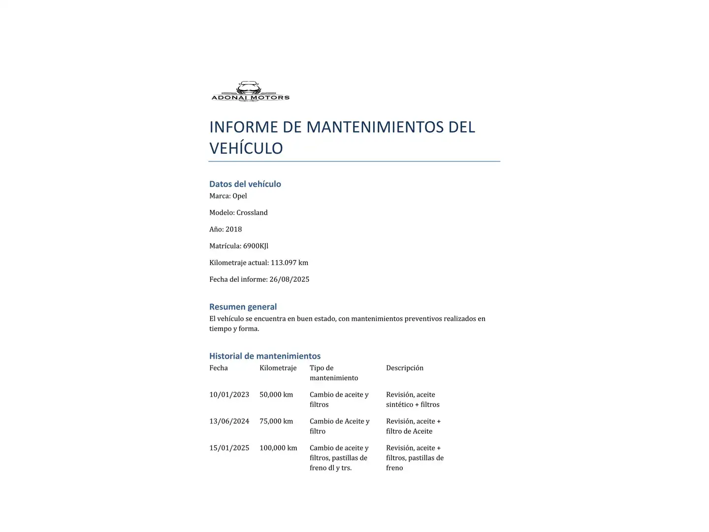 Mantenimiento